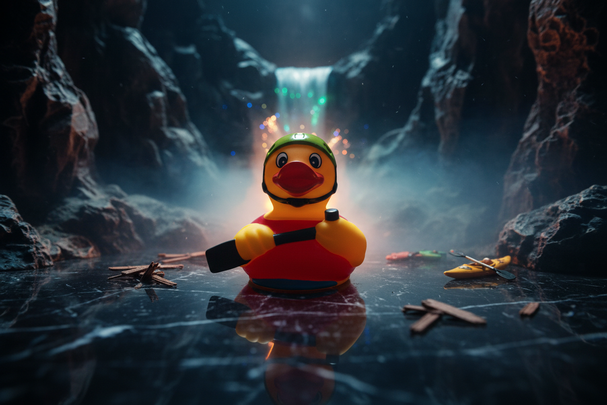 Rubber bath duck - Rubber duck