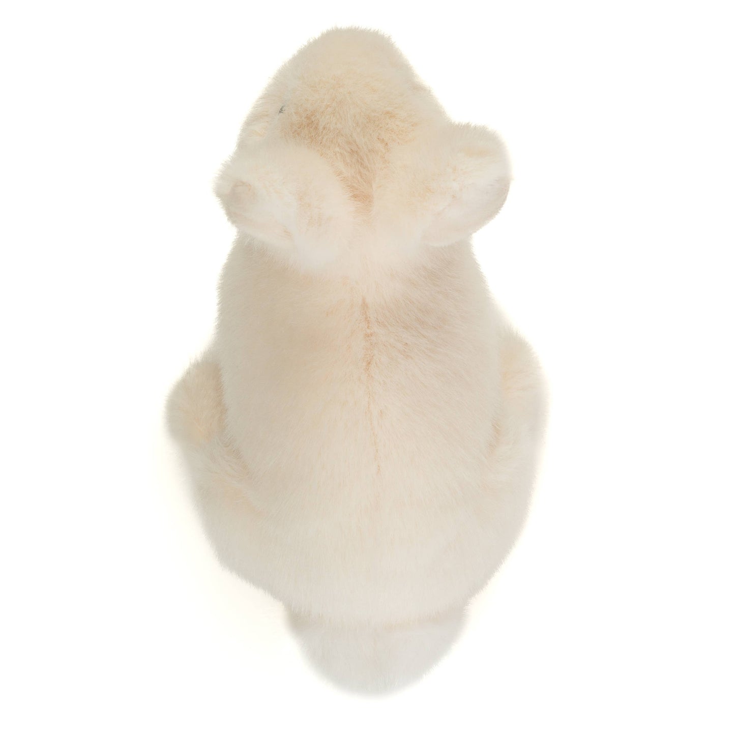 Cream-colored sitting rabbit plush toy