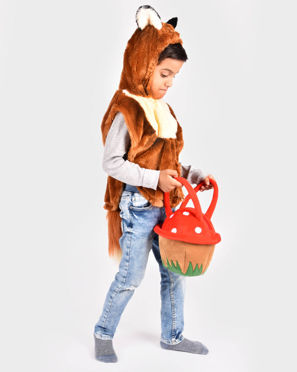 Mushroom bag with zipper 22 cm