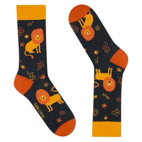 "LEON" Lion Socks