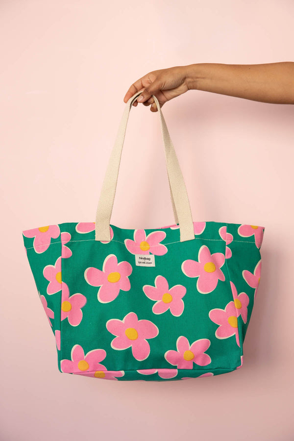 Claude Big Flowers Tote Bag - Hindbag x WAJ