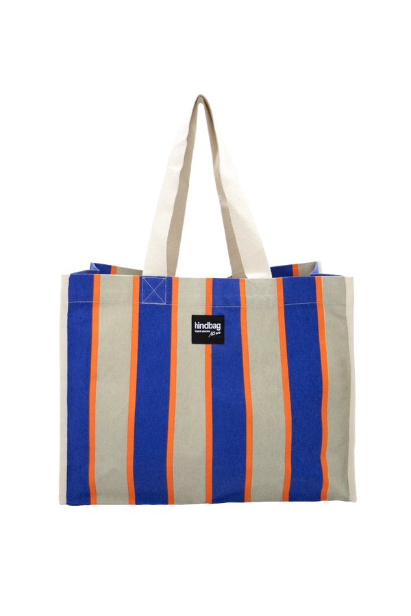 Electric Blue Striped Tote Bag - 10 years