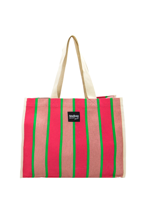 Fuchsia Striped Tote Bag - 10 years