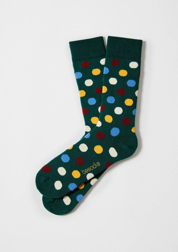Chaussettes BePolkadots Multicolor – Vert – Besocks