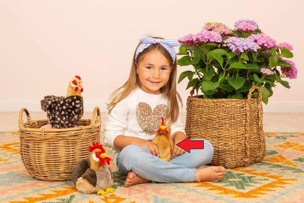 Peluche Poule Marron - Teddy Hermann