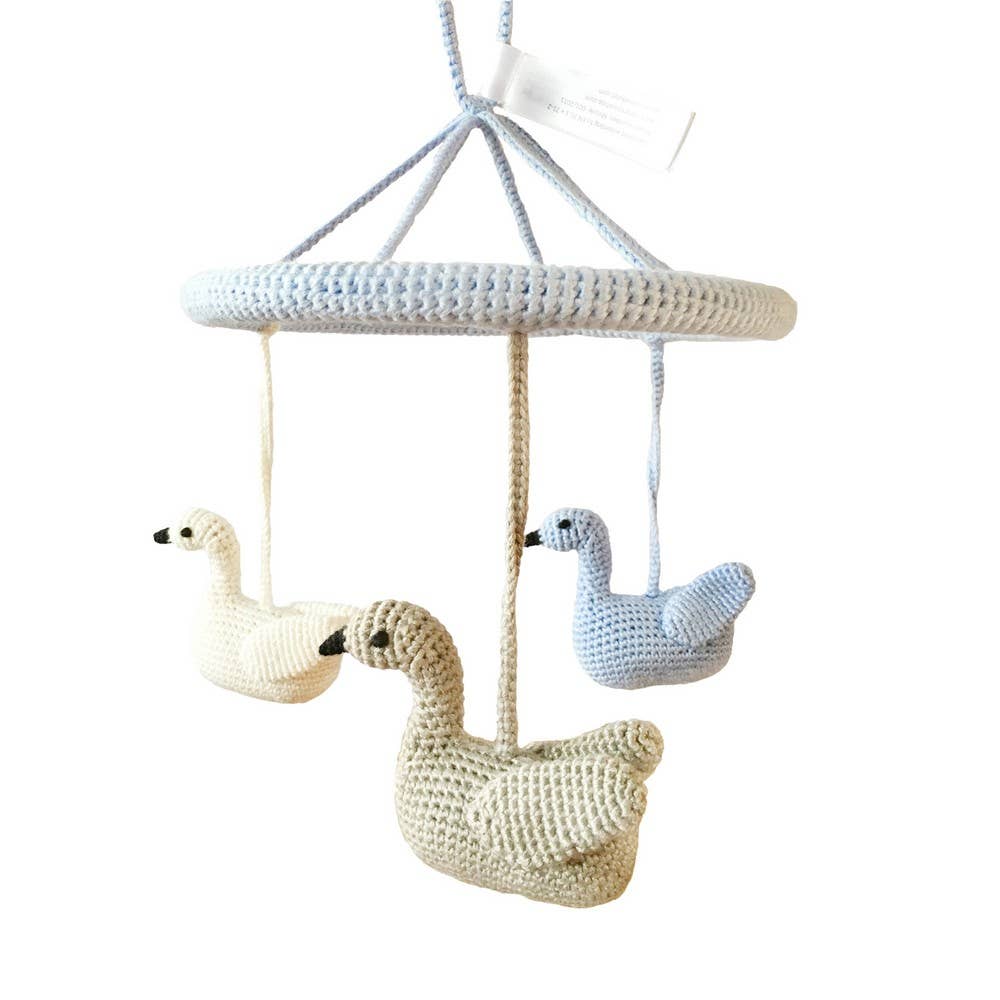 Mobile with Swan Brothers