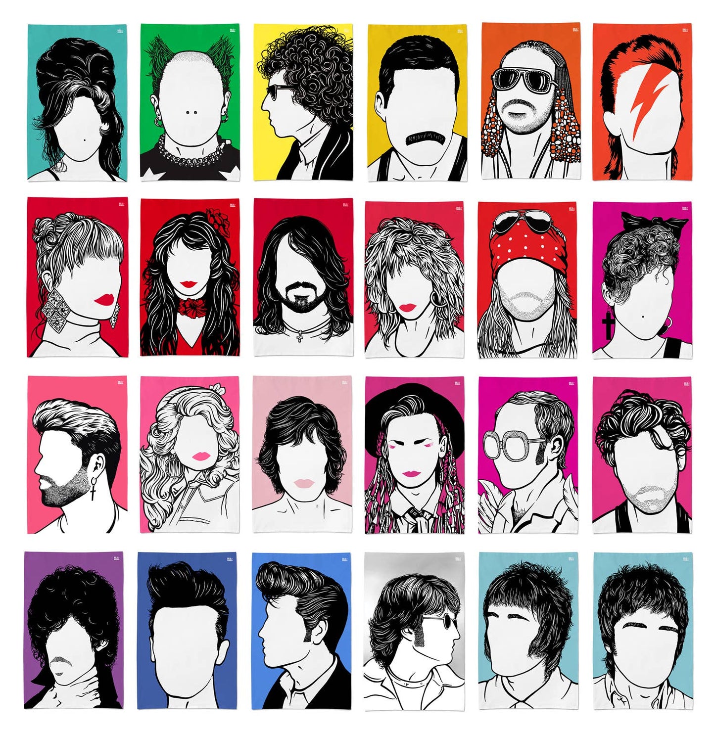 Torchon « Elton John »