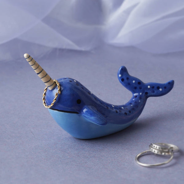Noah the Narwhal Ring Holder