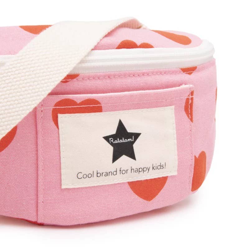 Children's Pink & Red Hearts Fanny Pack