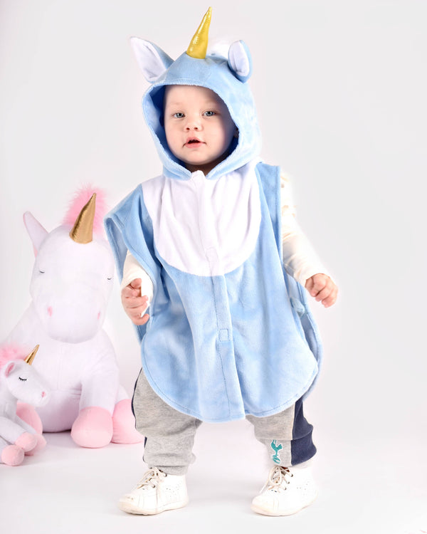 Blue unicorn cape 86-110 cl 1-4 years