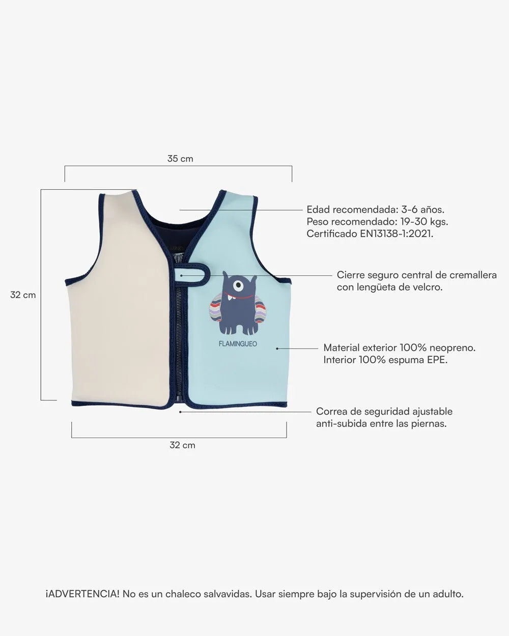 Child's life vest - SKYLAR