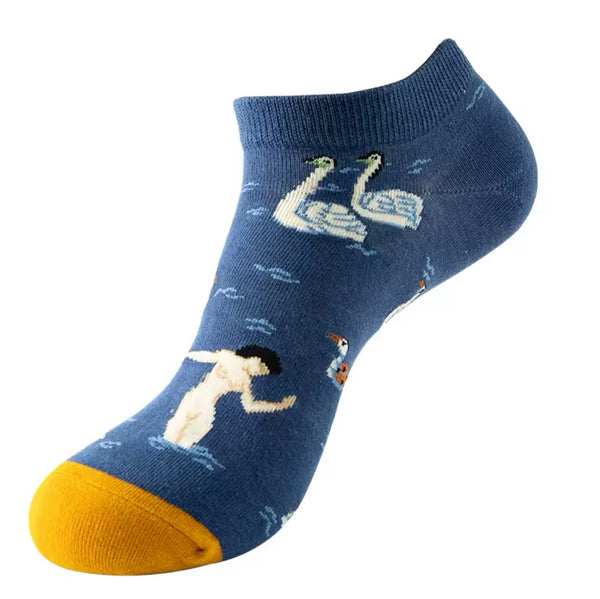 chaussettes courtes dames du lac