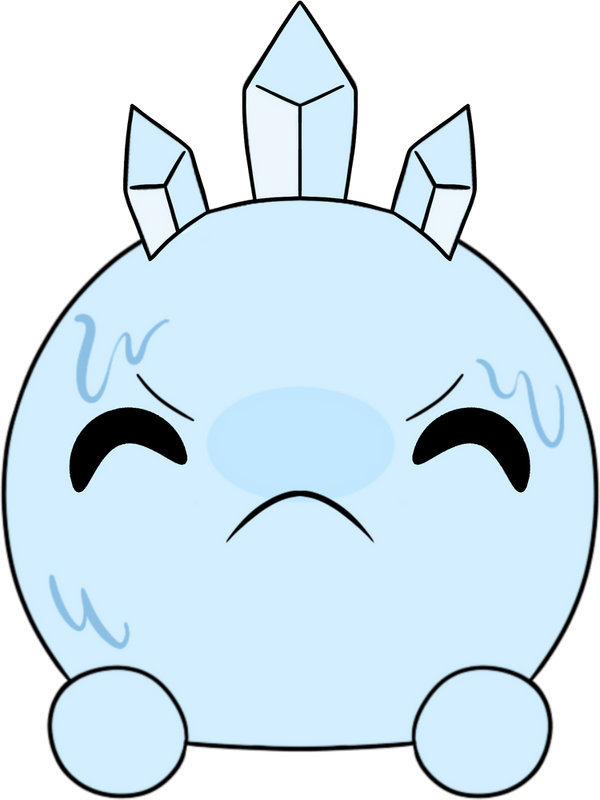 Chilly Slimecicle Stickie (6in)