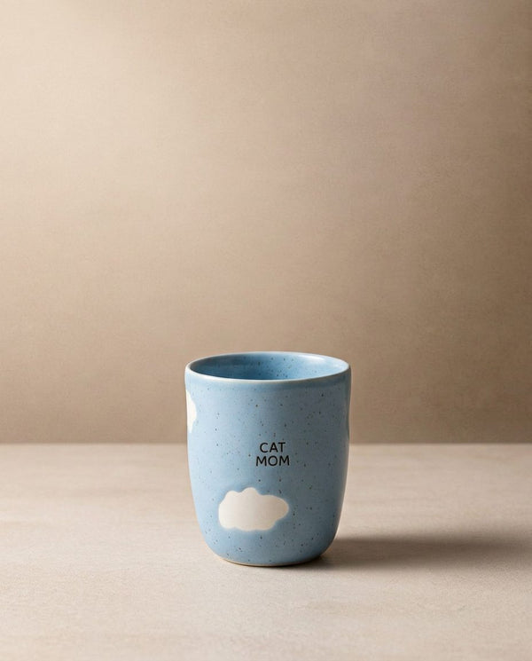 Cloud Medium Cup 220ml Cat Mom