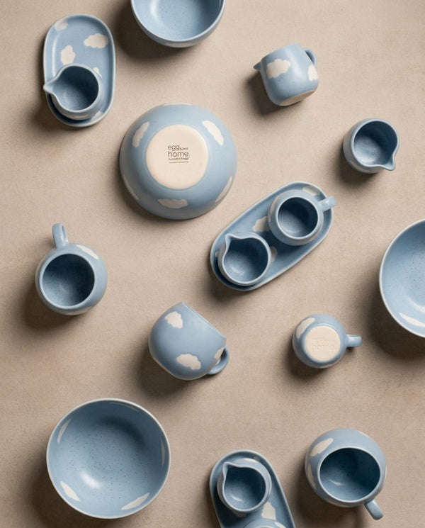 Cloud Set 2 Espresso Mug + 2 Mini Tray