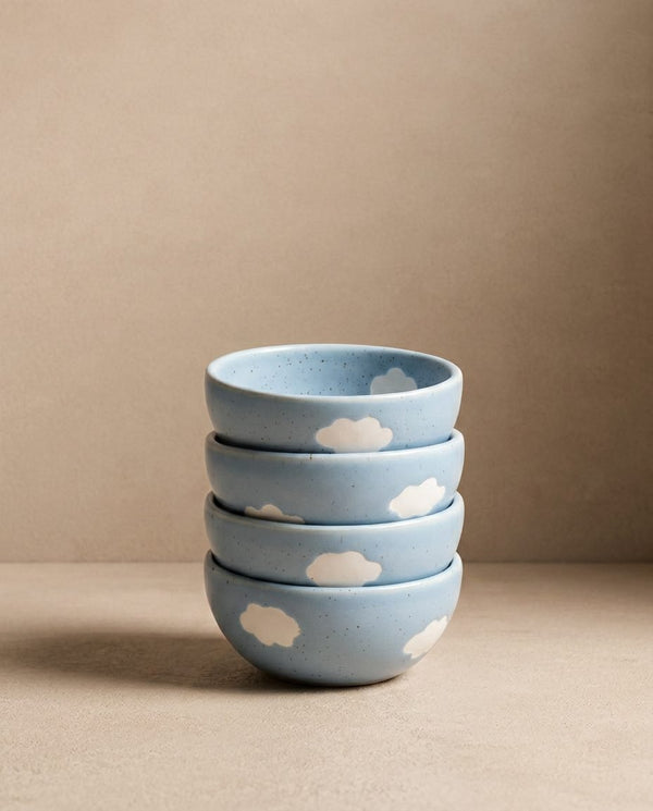 Cloud Stoneware Mini Bowl