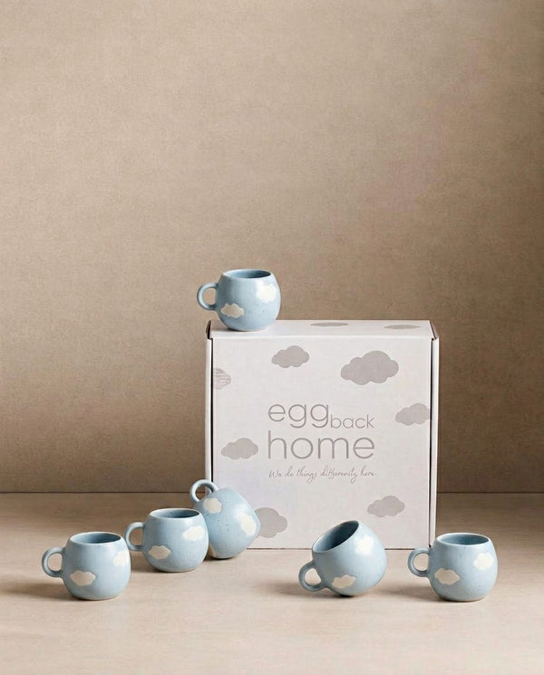 Cloud Tasse 90 ml 6 pièces, collection cadeau
