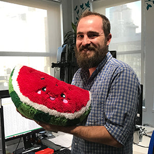 Peluche Comfort Food Squishable – Pastèque