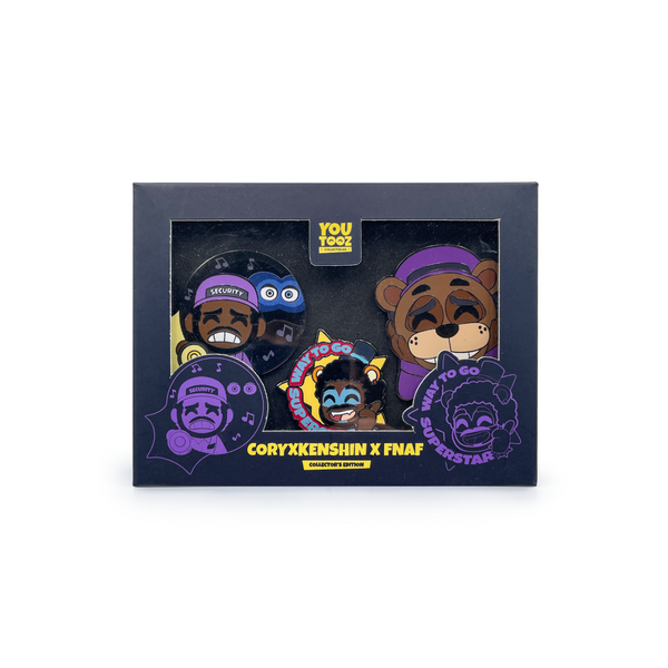 CoryxKenshin x FNAF Pin Set