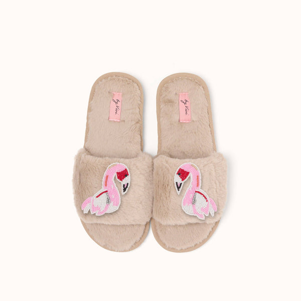 Pair of Pins for Slippers - Flamingo