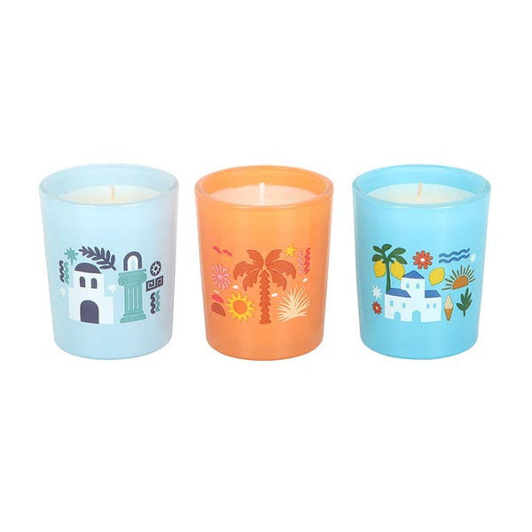 Europe Scents Scented Candle Trio