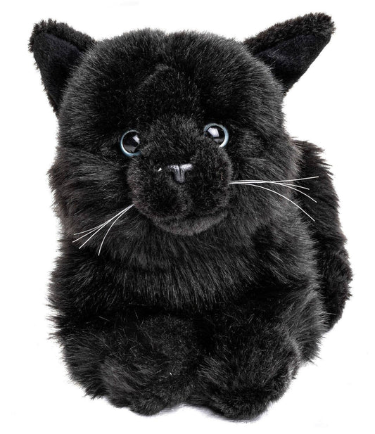 Peluche Chat couché - Noir