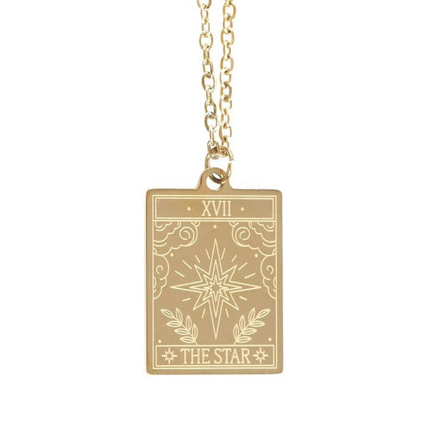 The Vintage Star Tarot Card Necklace