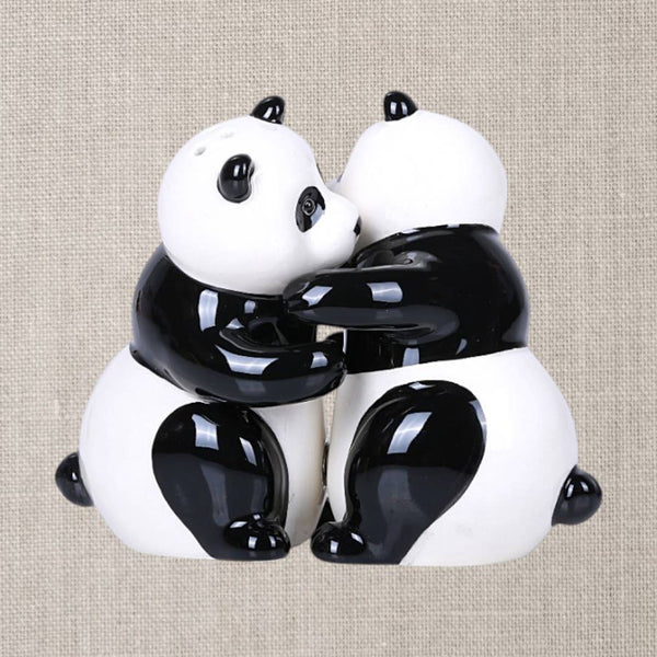 Salière et poivrière Pandas Câlins – vue 2