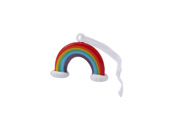 Hanging rainbow glass decoration