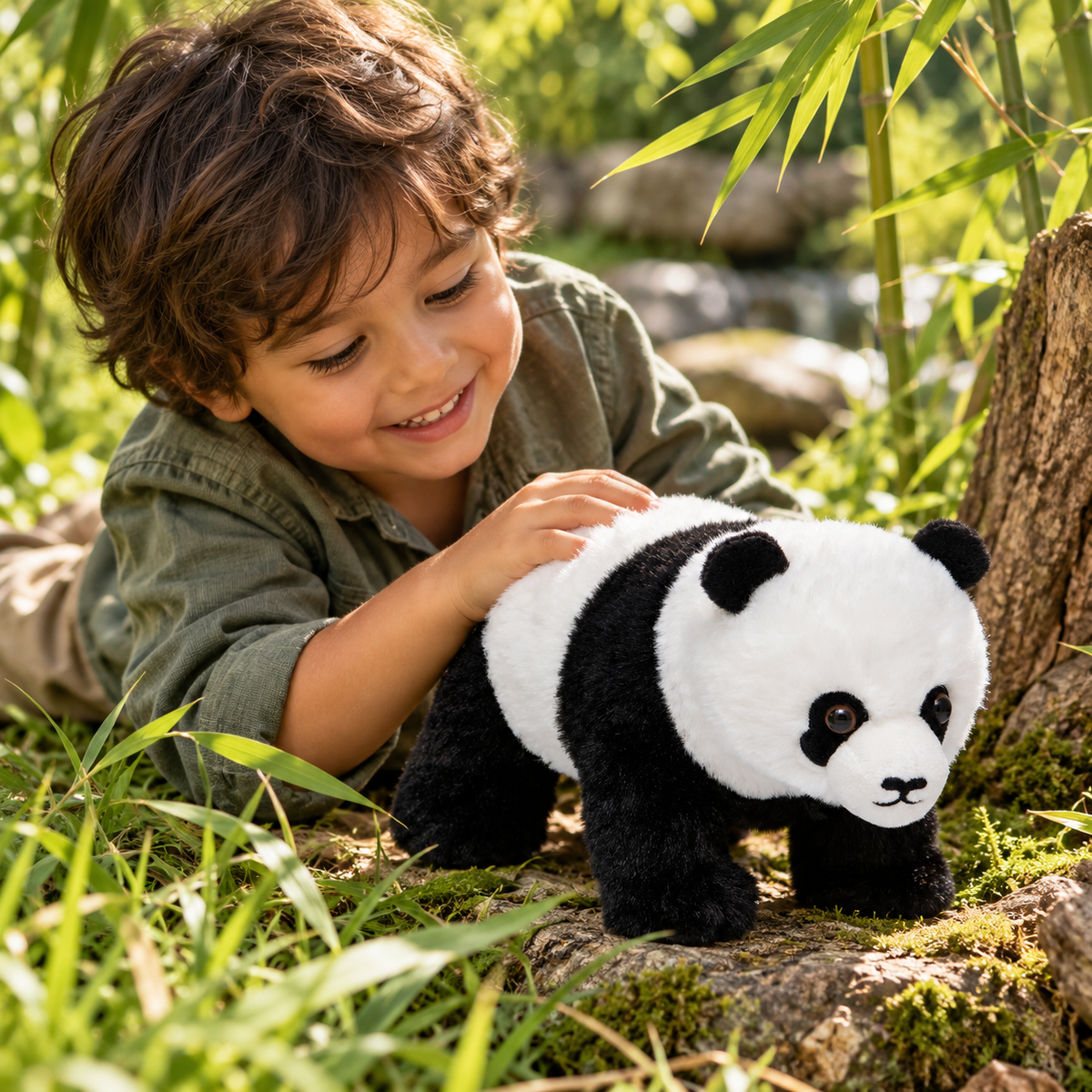 Panda-Plüschtier All About Nature – Wild Planet