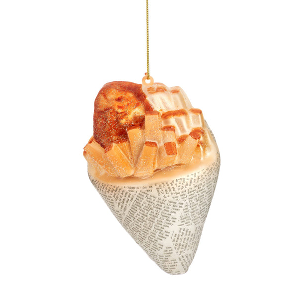 Fish & Chips Christmas Ornament