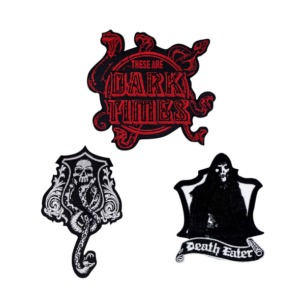 Set de 3 Écussons Deluxe Harry Potter Marque des Ténèbres