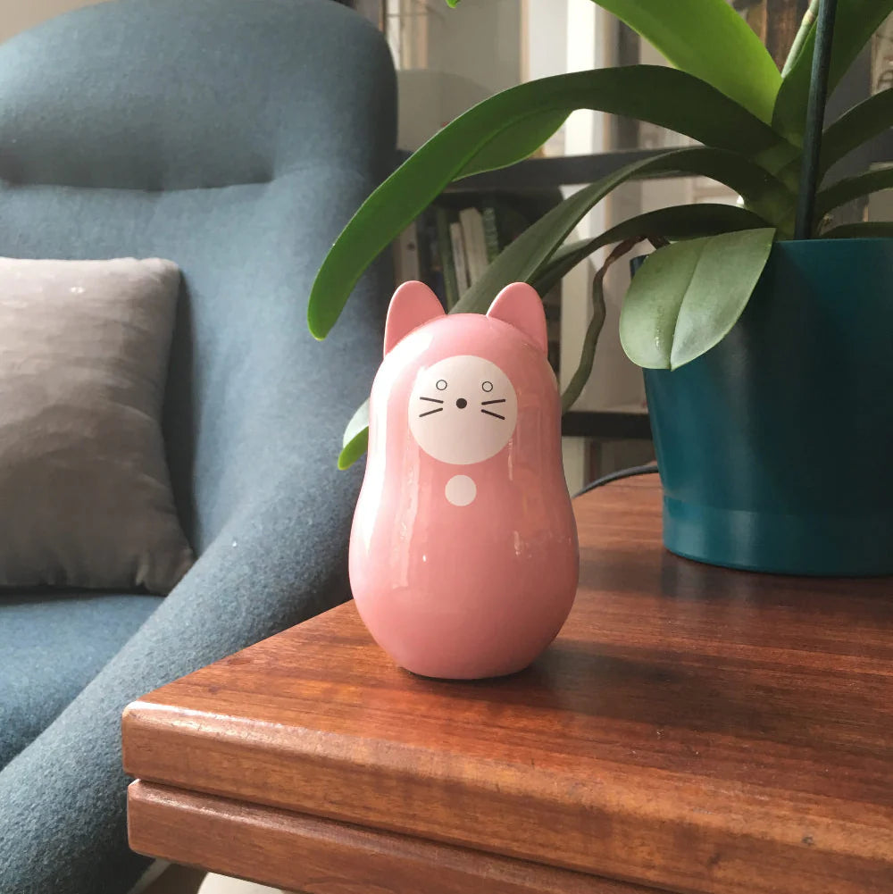 Daruma Rose Cat "Love"