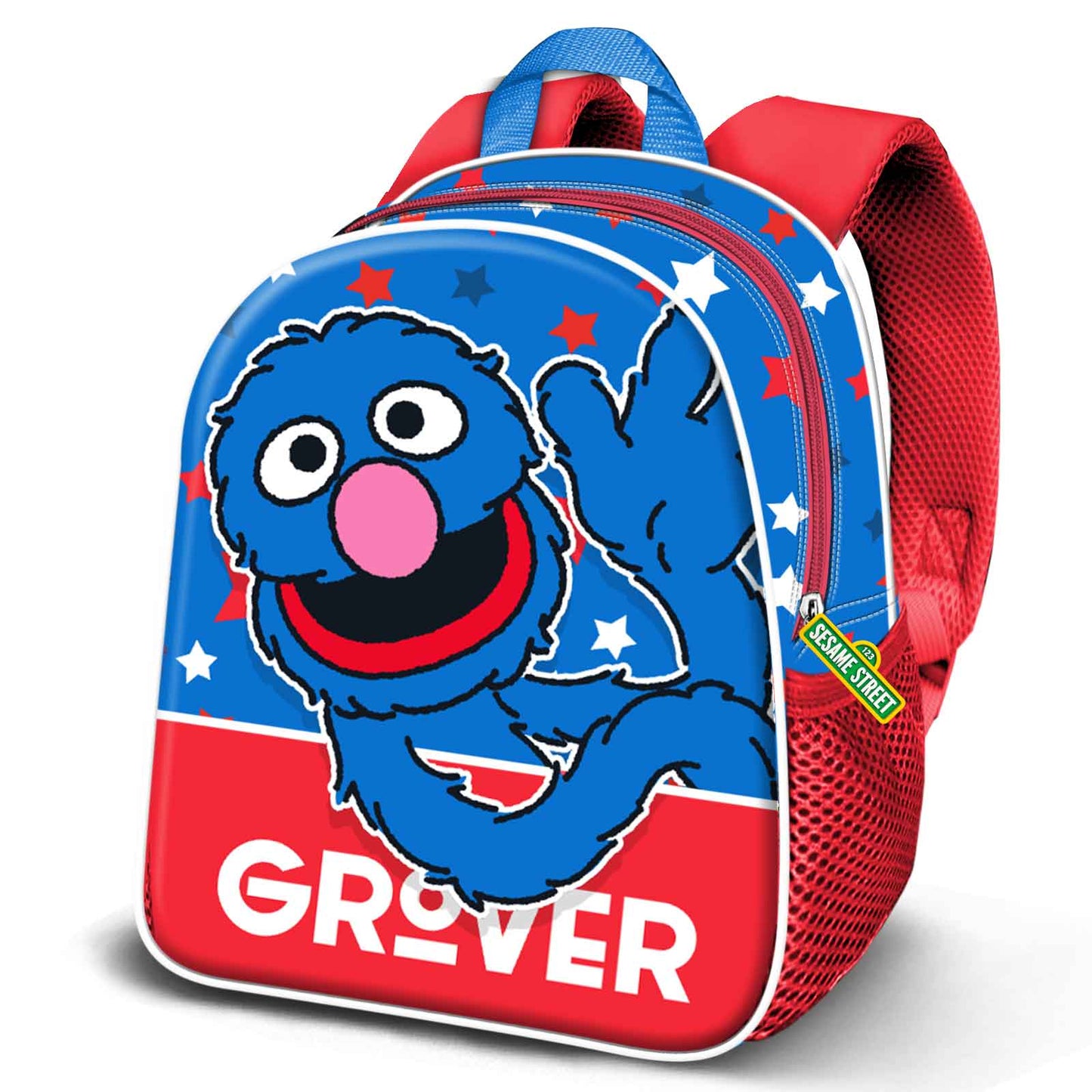 Sesame Street Super Grover 2.0 Hello 3D Elite Backpack