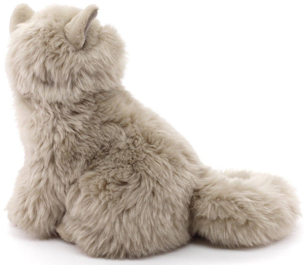 Peluche chat persan gris assis Uni Toys