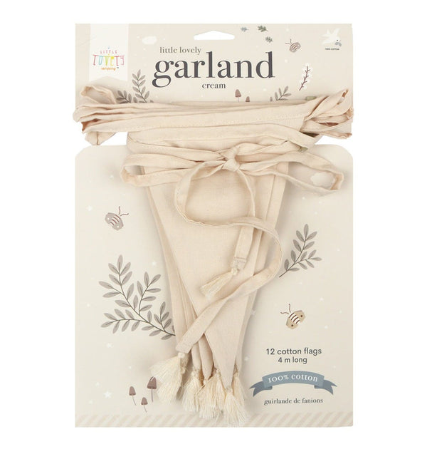 Guirlande décorative en coton - Crème – A Little Lovely Company