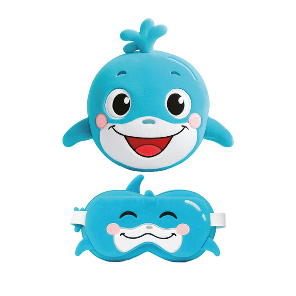 Travel pillow Zoo Eye mask Zoo Nap Dolphin