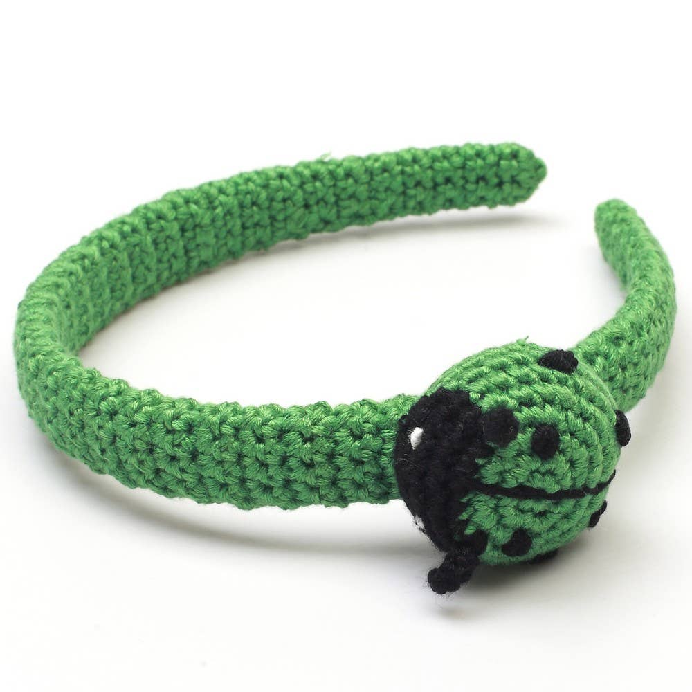 Ladybug Headband - Green