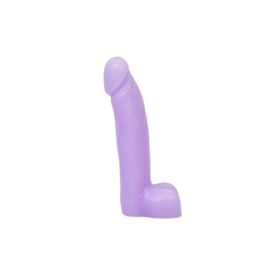 Bougie - Mèche - Cire - Lilas - 160grammes - 7x5,5x17cm