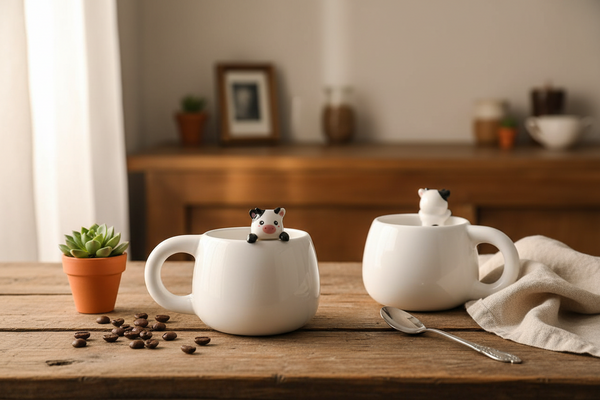 Mug avec Figurine Vache