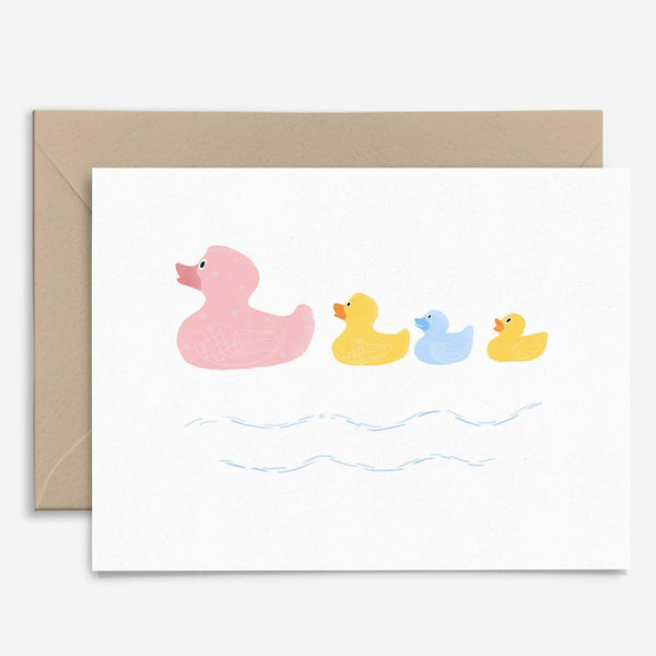 Duck Family Greeting Card