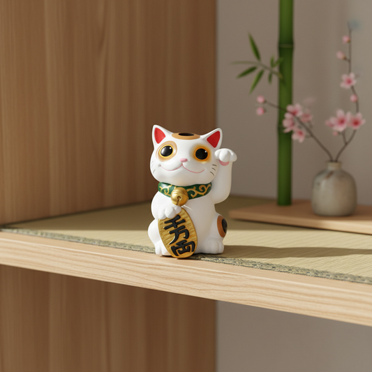 Maneki Neko Lucky Cat Decorative Figurine