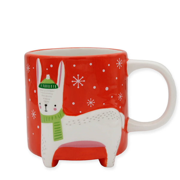 Christmas Rabbit Mug