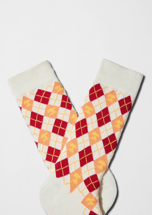BeSnoopy Diamonds Off-White Organic Cotton Socks