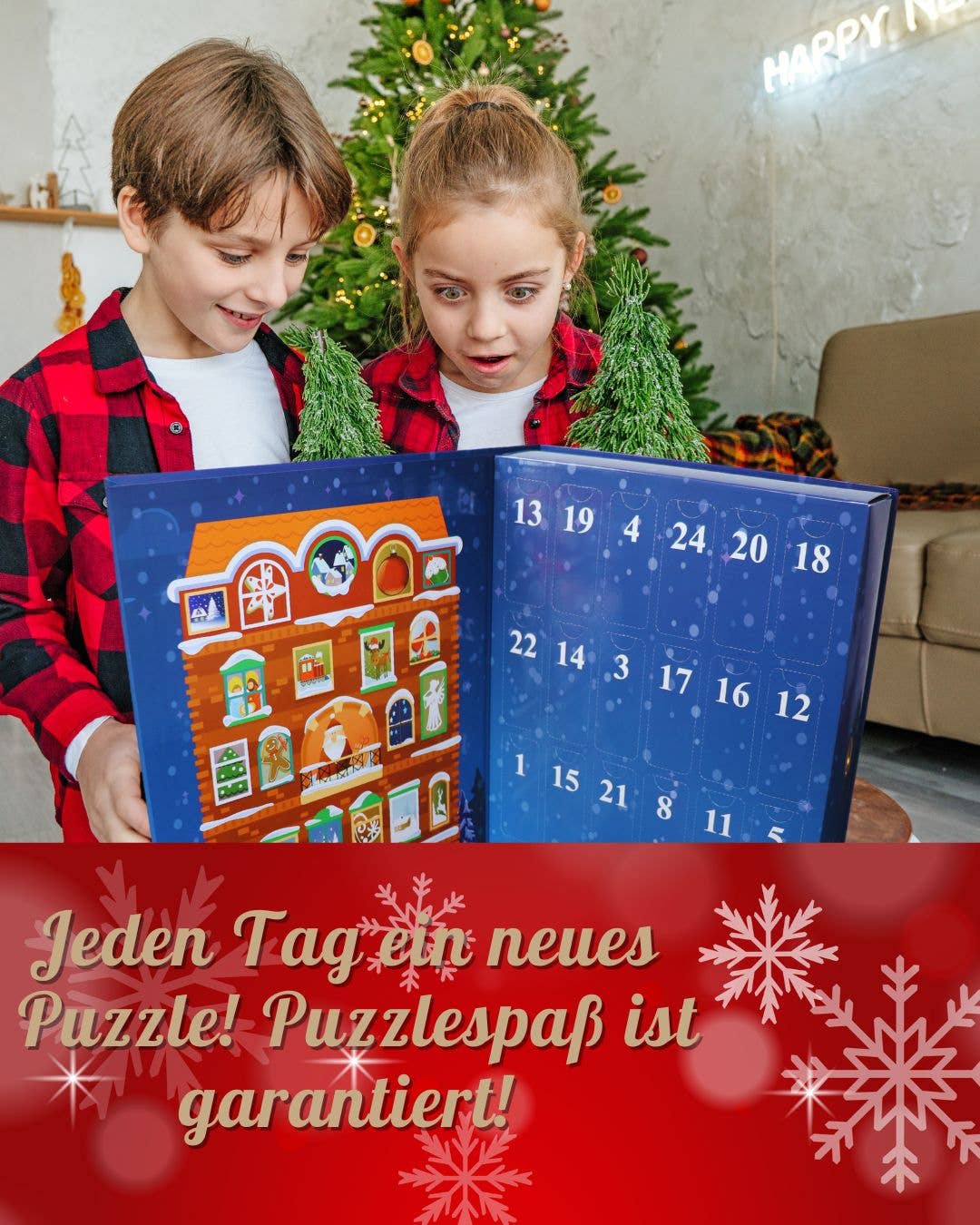 Calendrier de l'Avent Puzzles 24 Jours