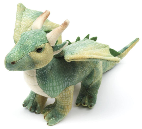 Peluche dragon vert Uni Toys