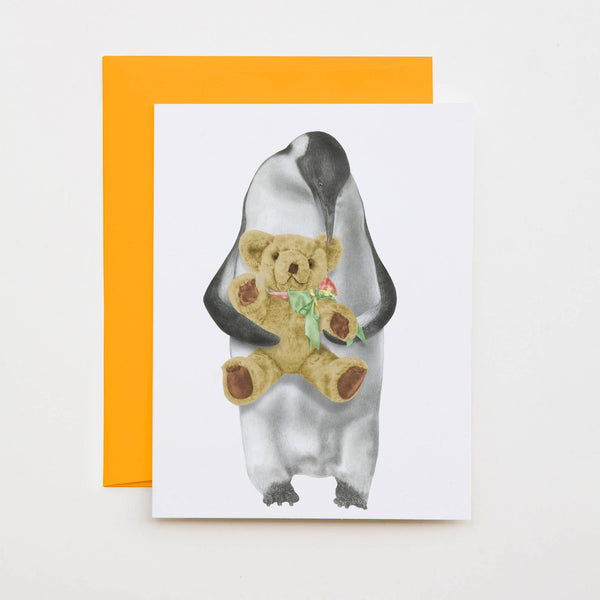 Puck Louy Penguin Emperor (& Gaucho) Note Card