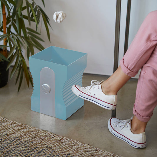Turquoise Pencil Sharpener with Shavings Collector