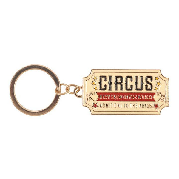 Circus Ticket Keychain
