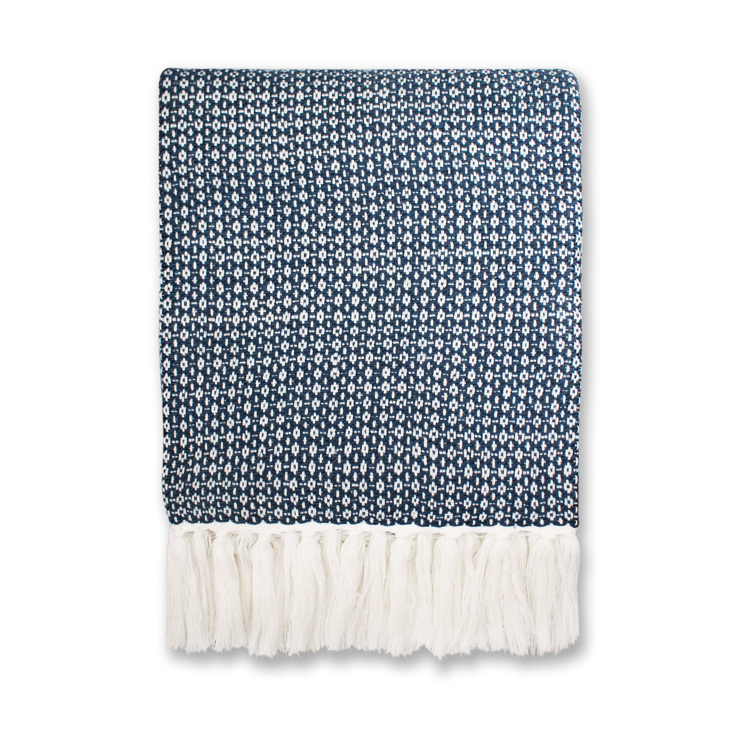 Ayla Navy Blue Throw – 125 x 150 cm